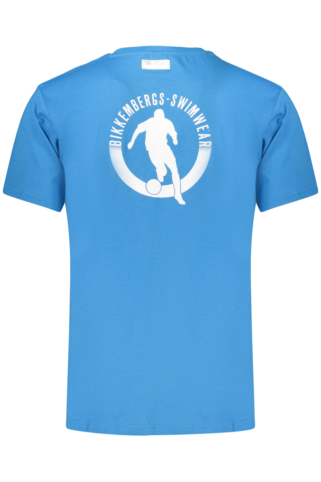 BIKKEMBERGS MEN'S SHORT-SLEEVED T-SHIRT BLUE