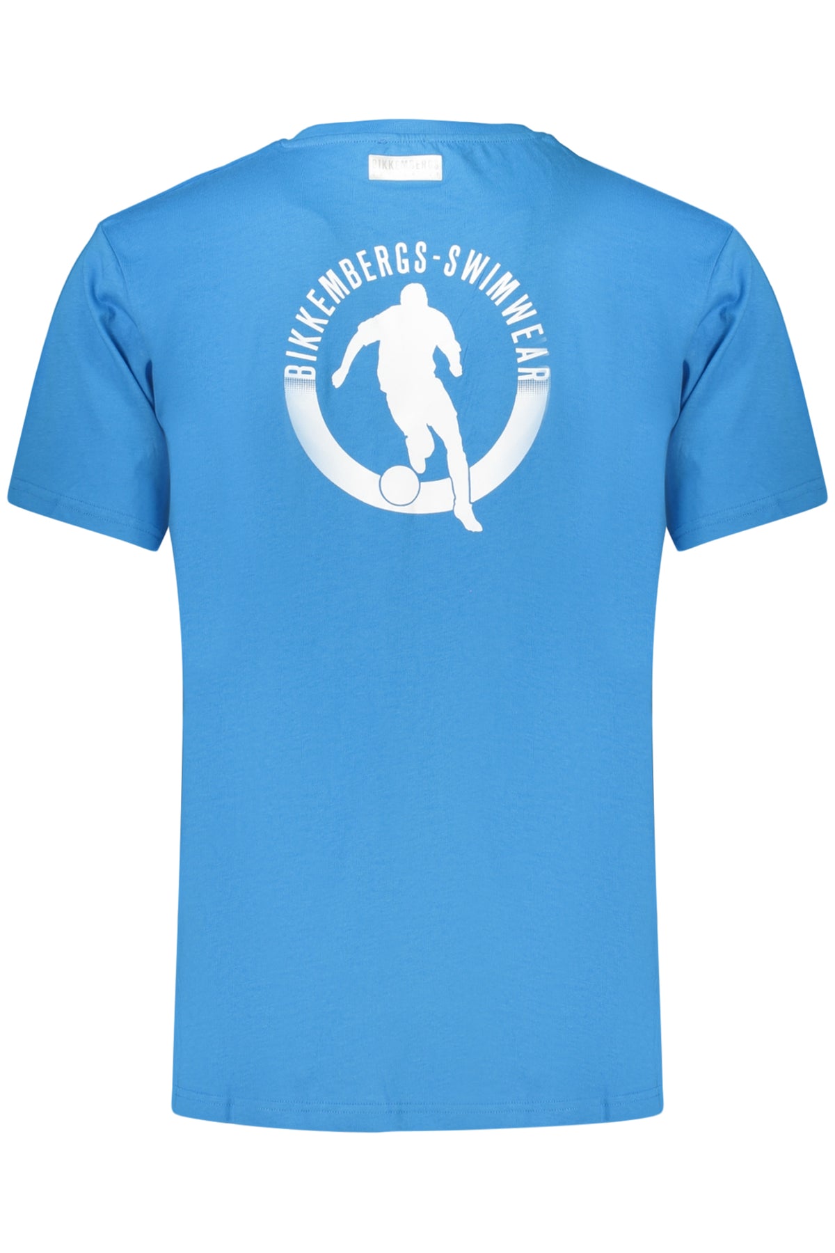 BIKKEMBERGS Men's Short-sleeved T-shirt Blue BKK2MTS01