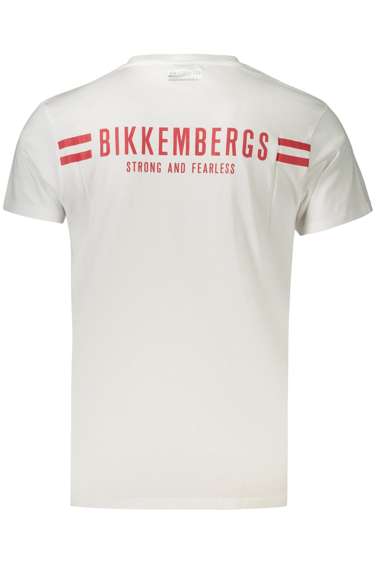 BIKKEMBERGS Men's Short-sleeve T-shirt White BKK3MTS04