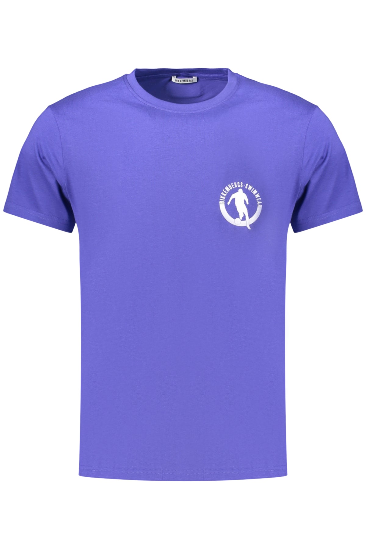 BIKKEMBERGS Men's Short-sleeve T-shirt Blue BKK3MTS02