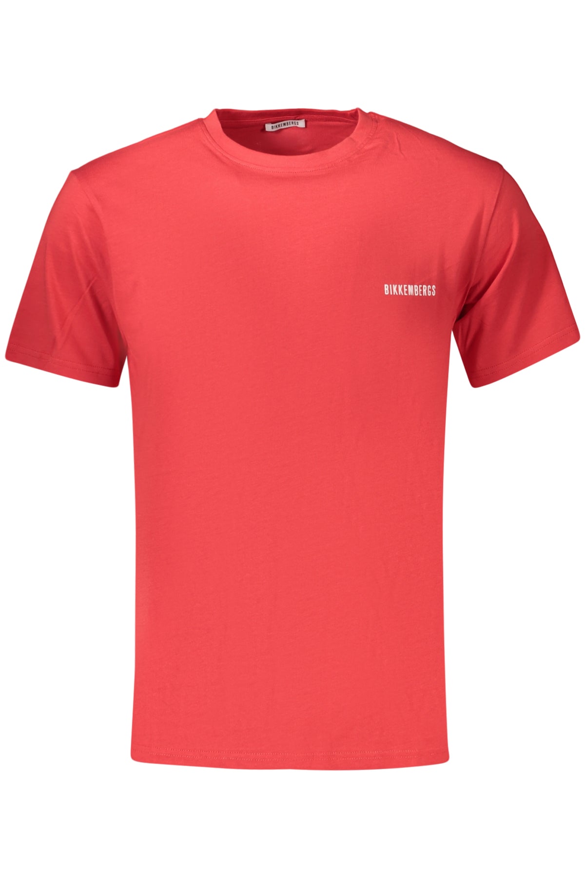 BIKKEMBERGS MEN'S SHORT-SLEEVED T-SHIRT RED