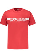 BIKKEMBERGS MEN'S SHORT-SLEEVED T-SHIRT RED