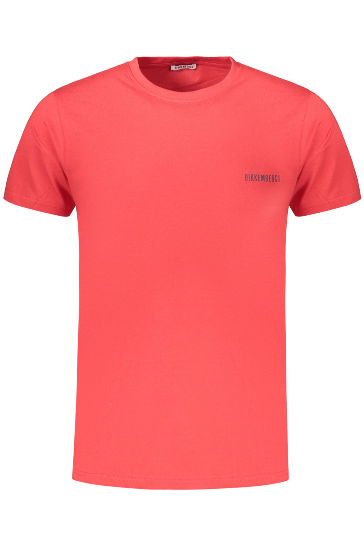 BIKKEMBERGS Men's Short-sleeved T-shirt Red BKK3MTS04