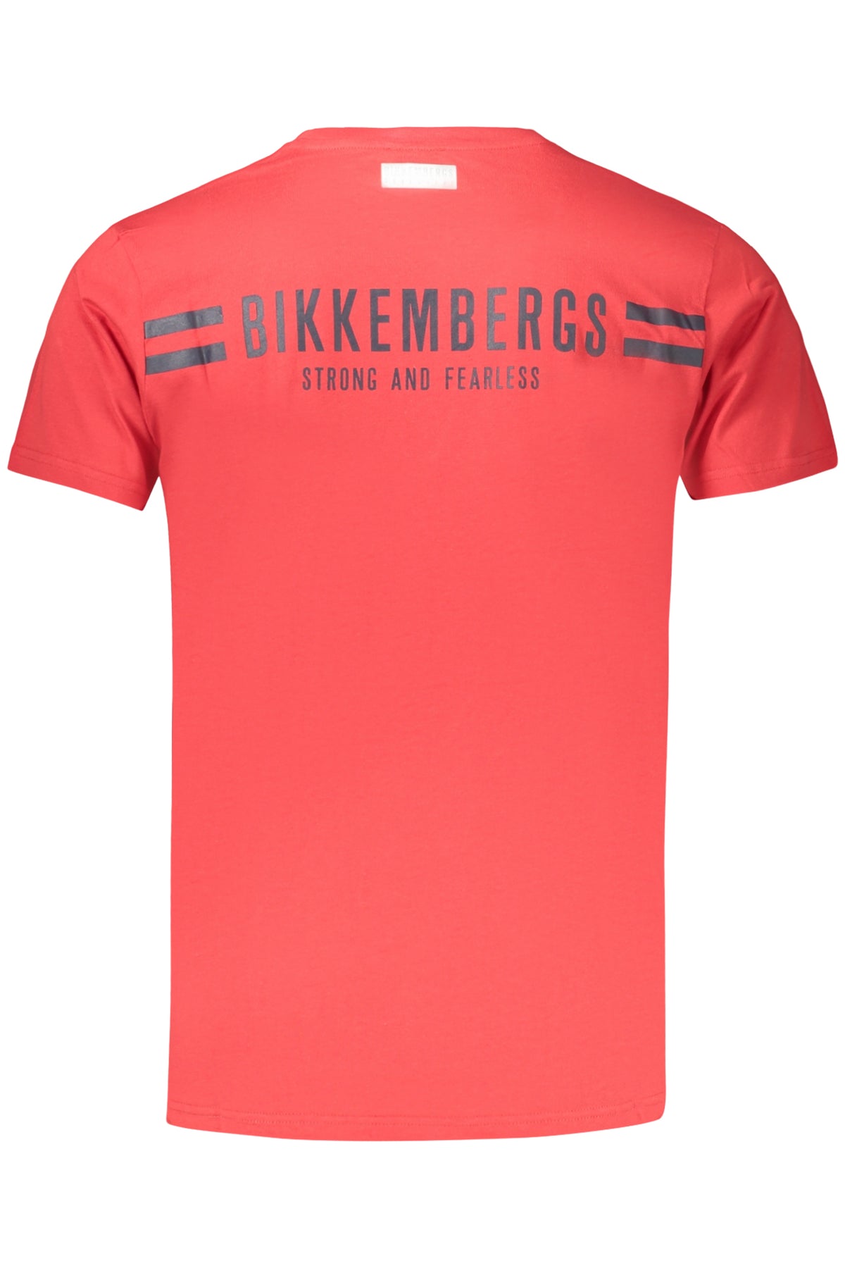 BIKKEMBERGS Men's Short-sleeved T-shirt Red BKK3MTS04