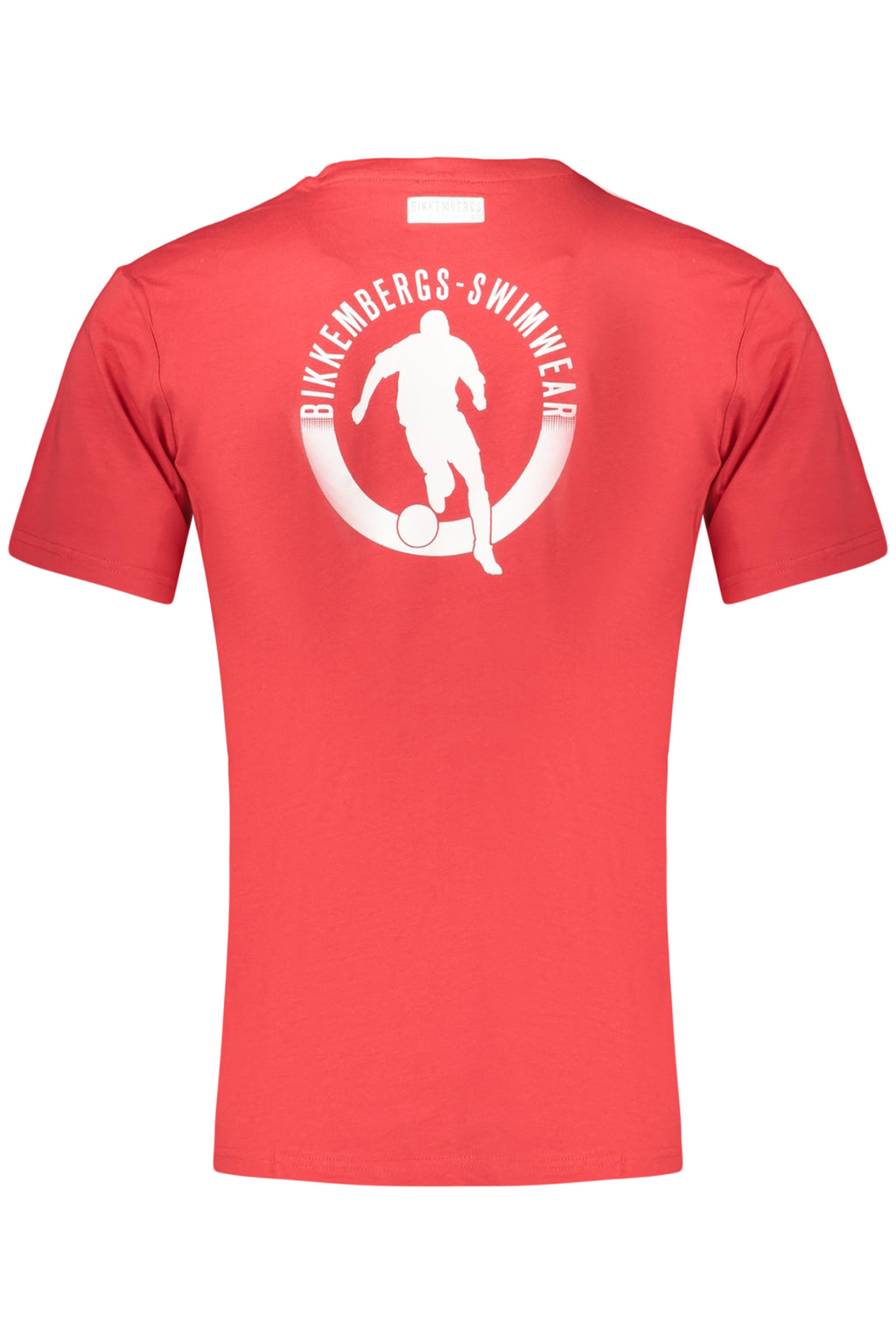 BIKKEMBERGS MEN'S SHORT-SLEEVED T-SHIRT RED