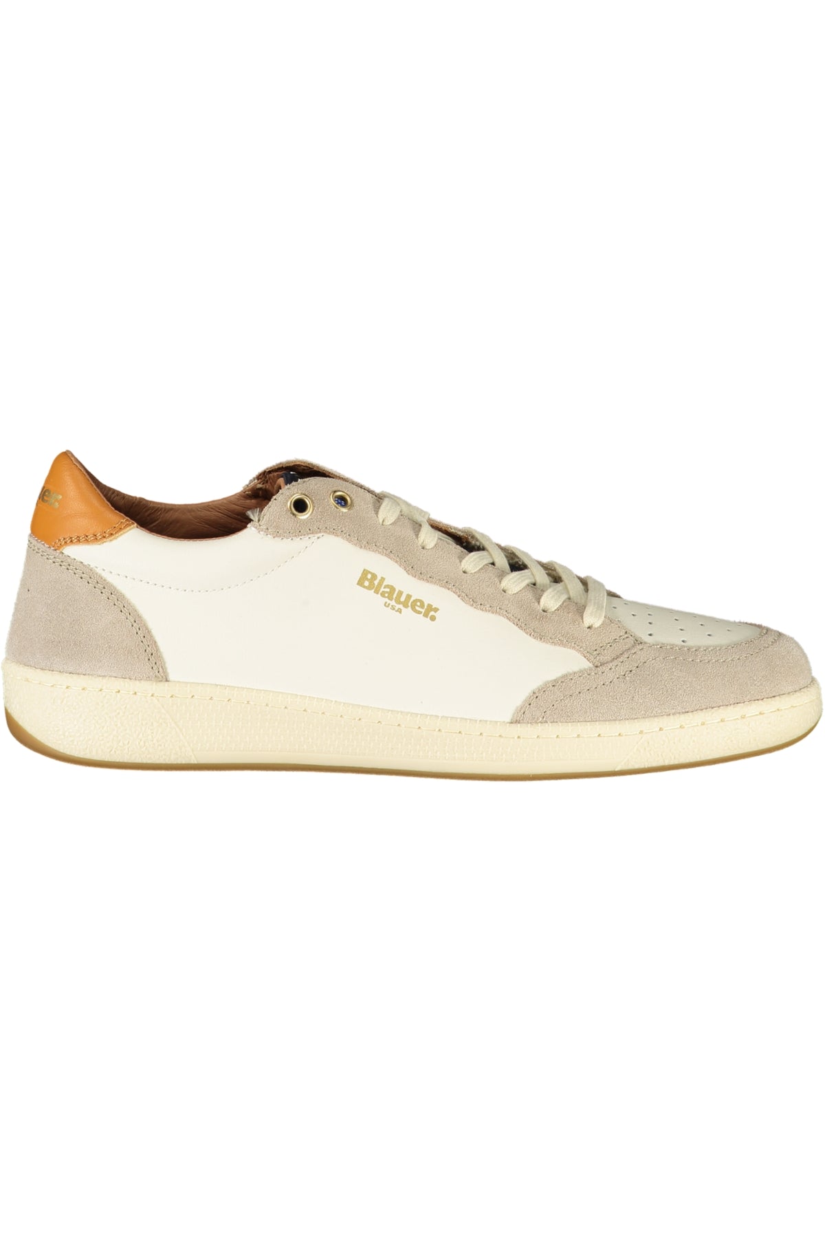 BLAUER MEN'S WHITE SPORTS SHOES