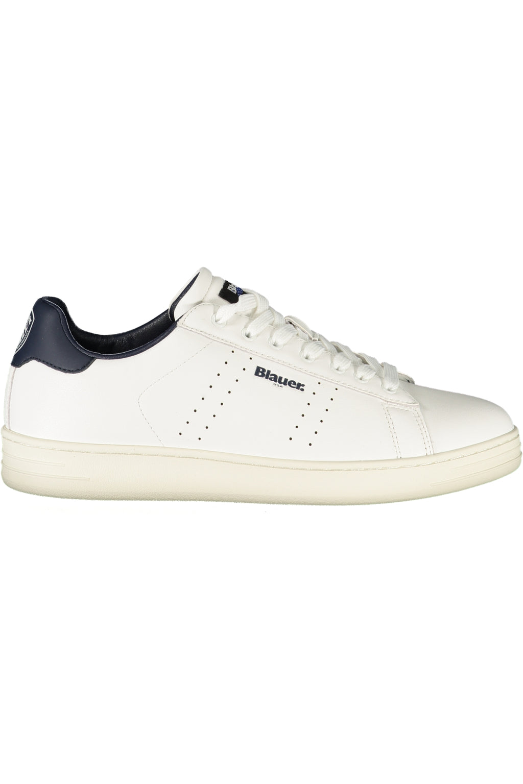 BLAUER MEN'S WHITE SPORTS SHOES