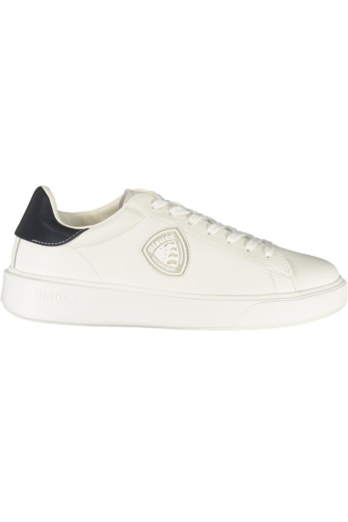 BLAUER MEN'S WHITE SPORTS SHOES
