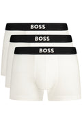 BOSS MEN'S WHITE BOXER