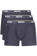 BOSS MEN'S BLUE BOXER