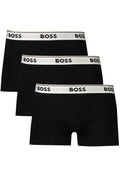 BOSS Men's Black Boxer Tri-Pack 50475274TRUNK3PPOWER