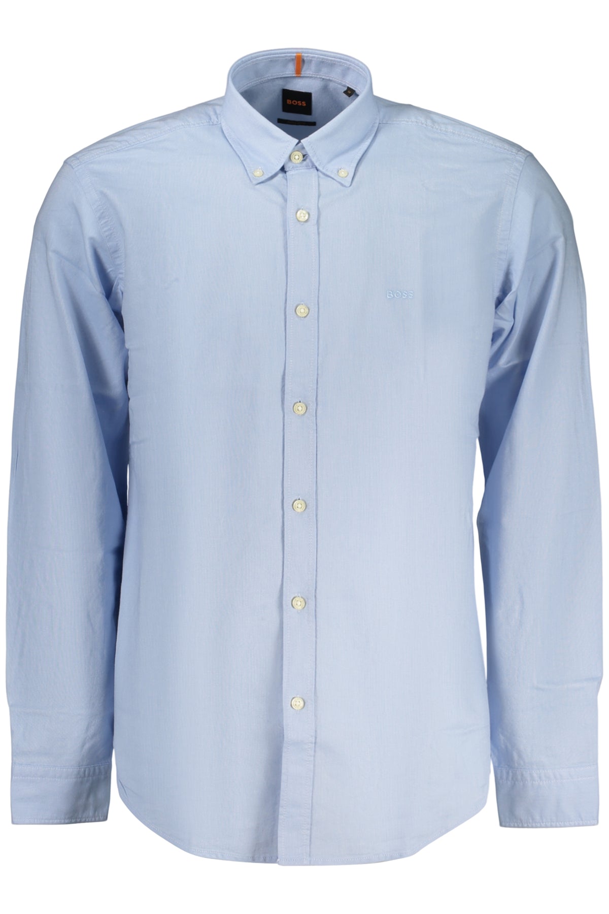 BOSS MEN'S LONG-SLEEVED SHIRT BLUE