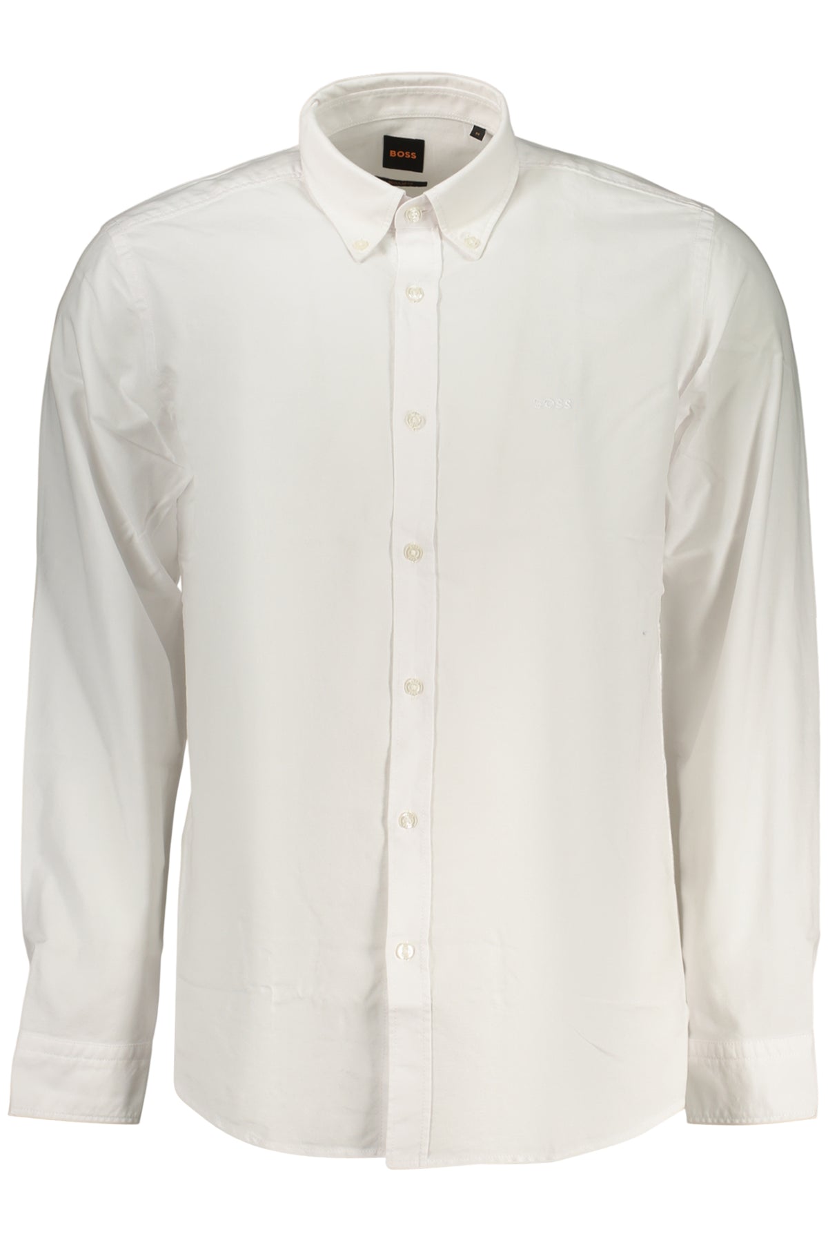 BOSS Men's Long-sleeved White Shirt 50519707RICKERTM