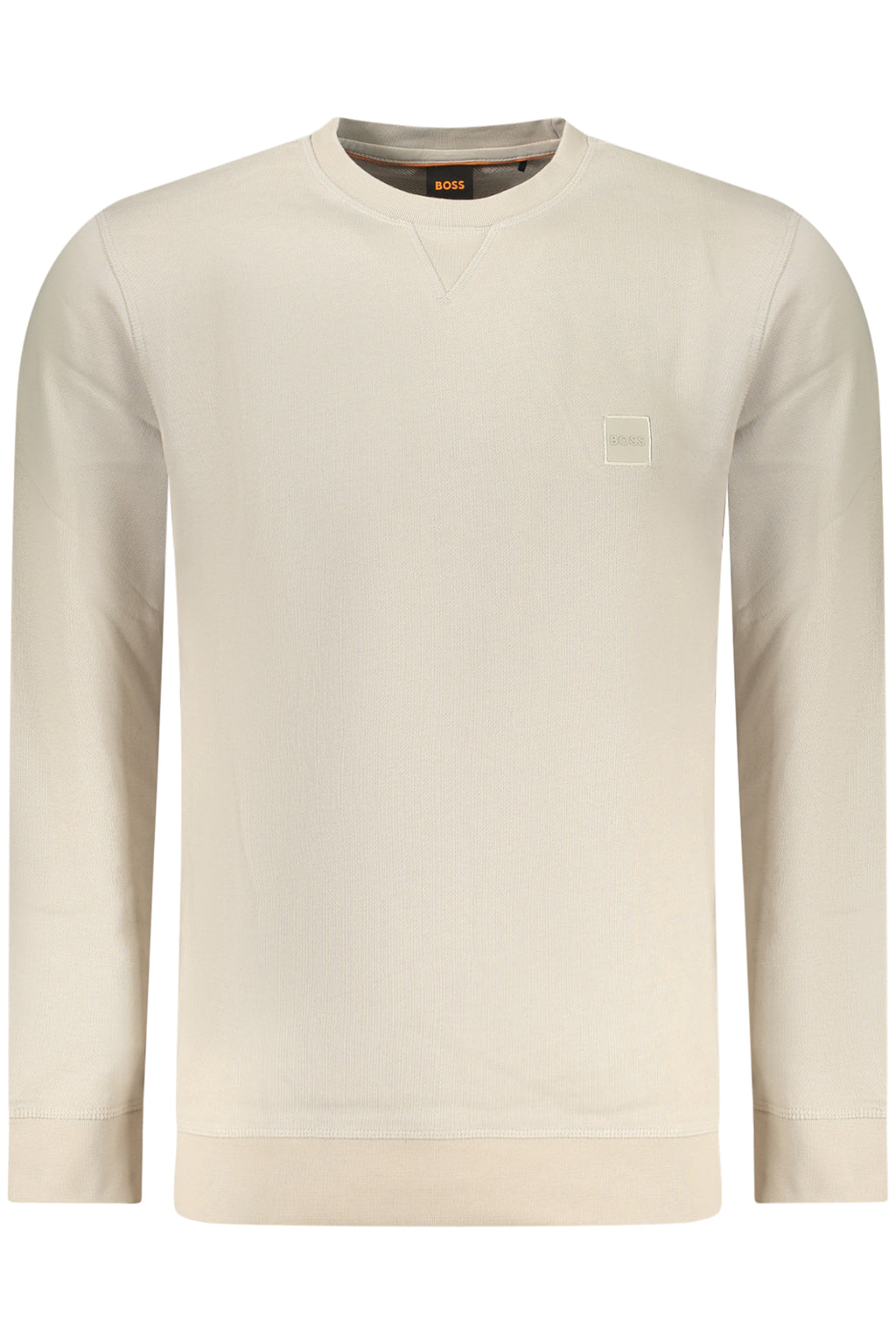 BOSS MEN'S ZIP-UP SWEATSHIRT BEIGE