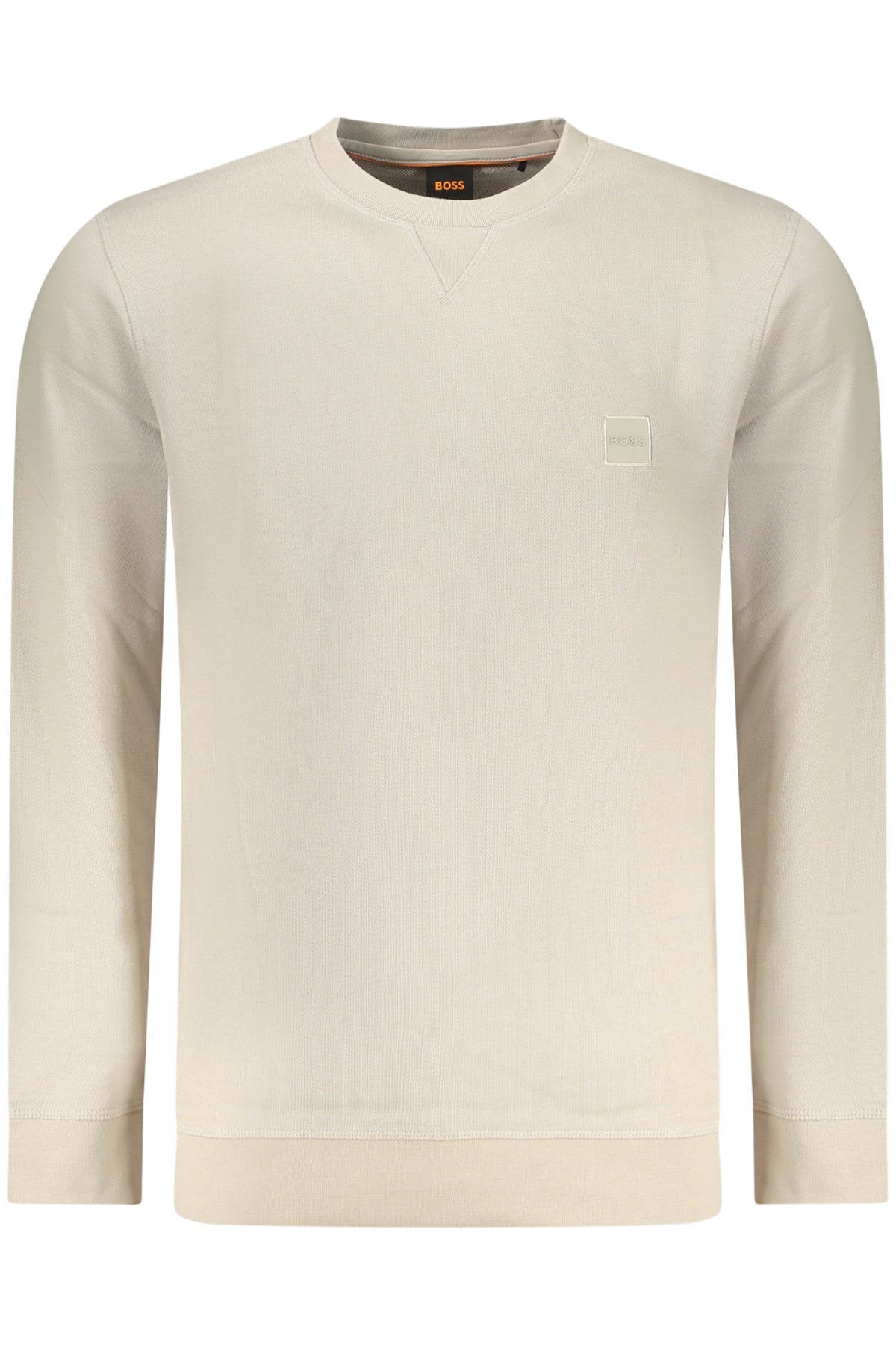 BOSS MEN'S ZIP-UP SWEATSHIRT BEIGE
