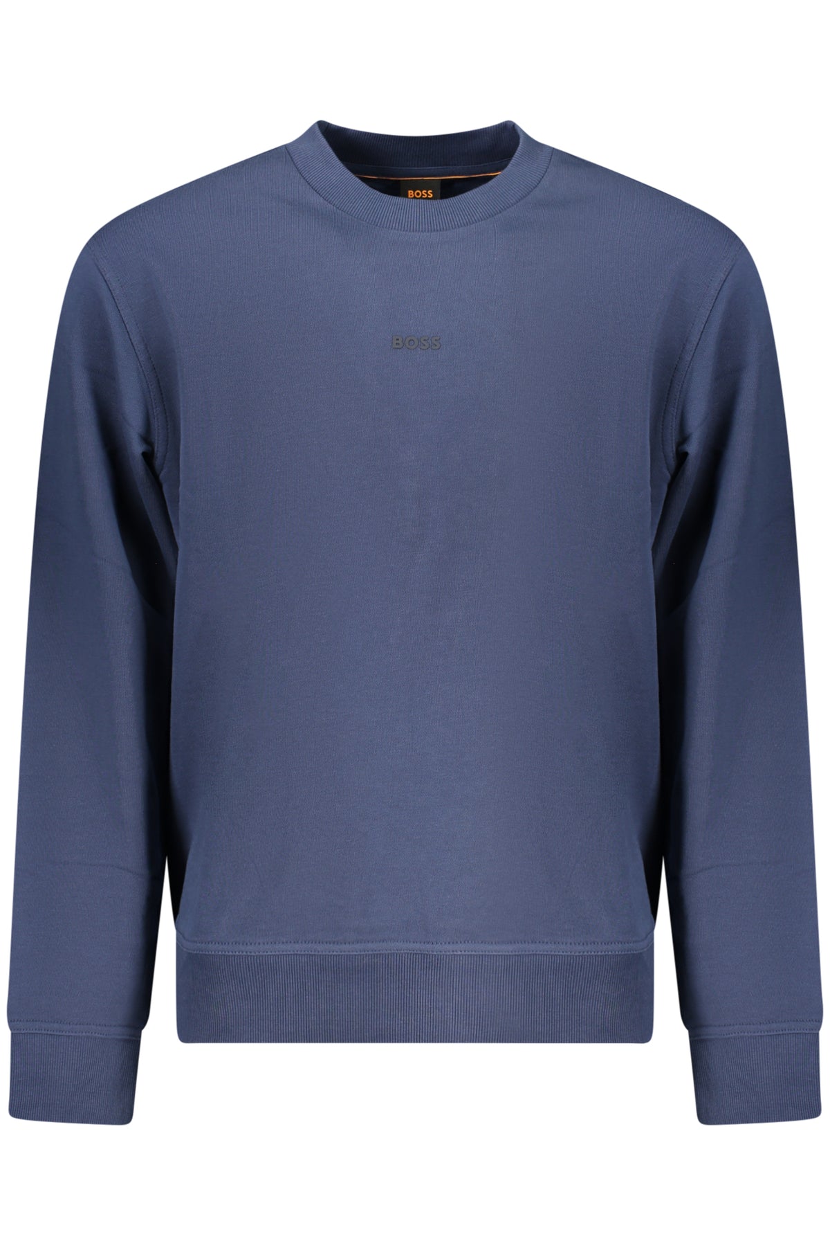 BOSS MEN'S BLUE ZIP-UP SWEATSHIRT