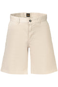 BOSS MEN'S BEIGE BERMUDA SHORTS