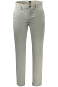 BOSS MEN'S GREEN TROUSERS