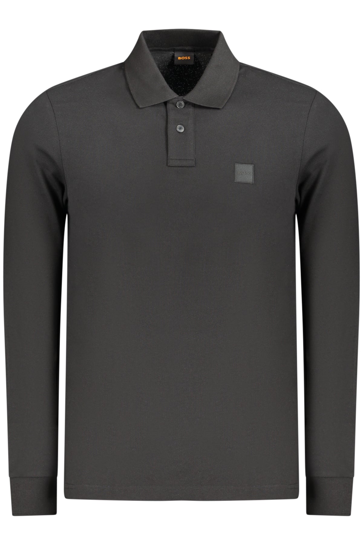 BOSS Men's Long-sleeved Polo Shirt Black 50507704PASSERBY