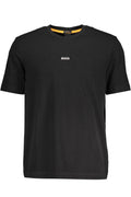 BOSS Short Sleeve T-shirt Men Black 50473278TCHUP