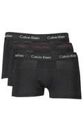 CALVIN KLEIN Men's Black Boxer Tri-Pack 000U2664G