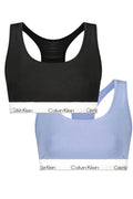 CALVIN KLEIN Women's Blue Bralette Bi-Pack LV00QF8494