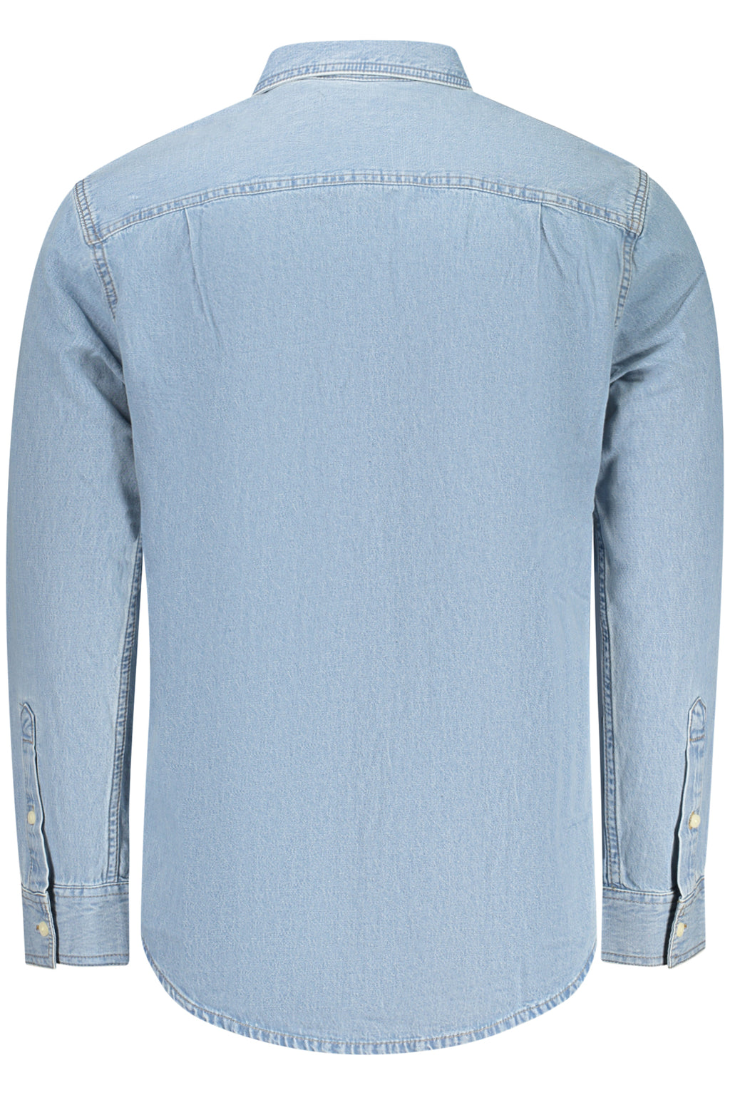 CALVIN KLEIN MEN'S LONG-SLEEVED SHIRT BLUE