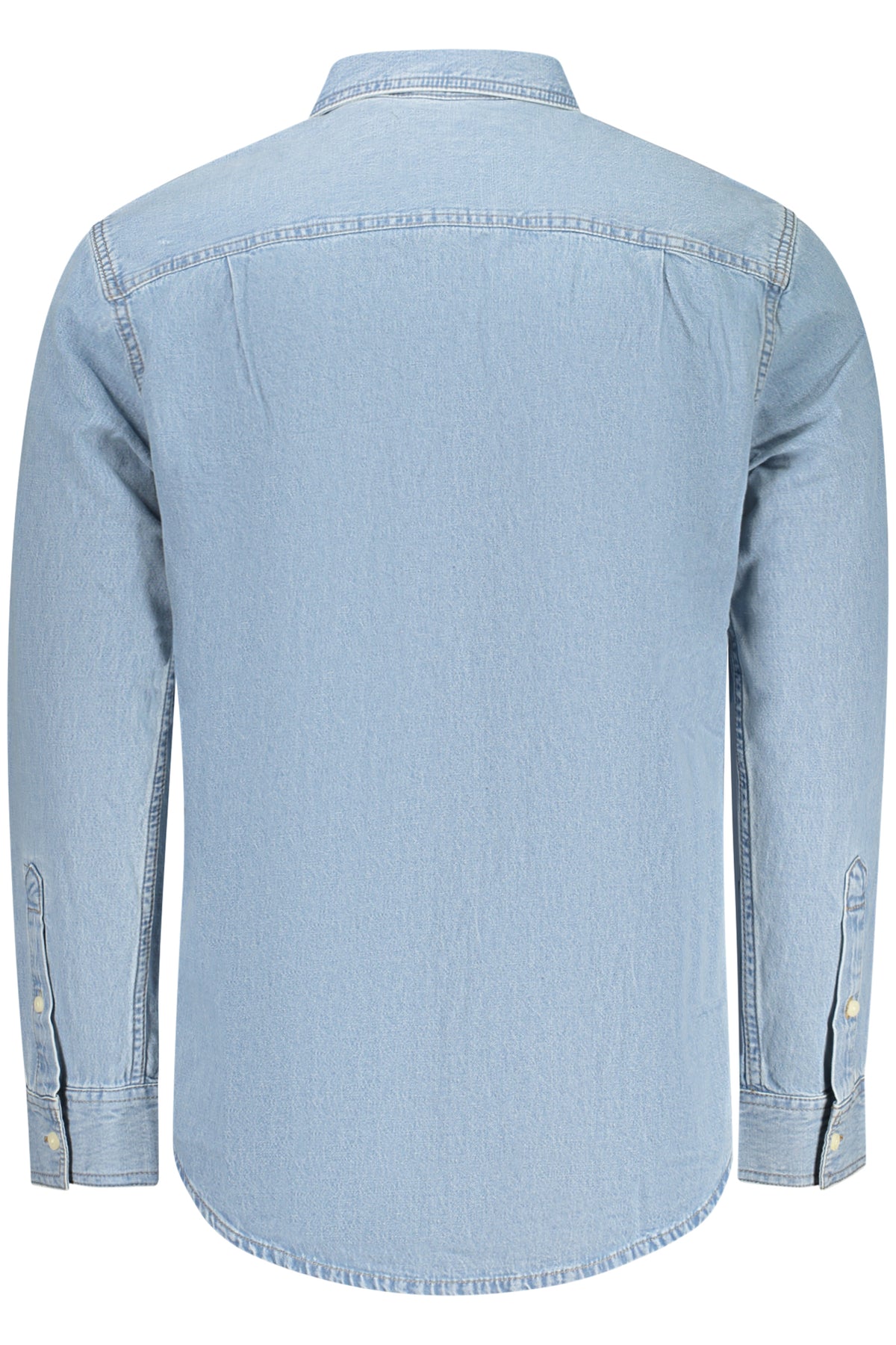 CALVIN KLEIN MEN'S LONG-SLEEVED SHIRT BLUE