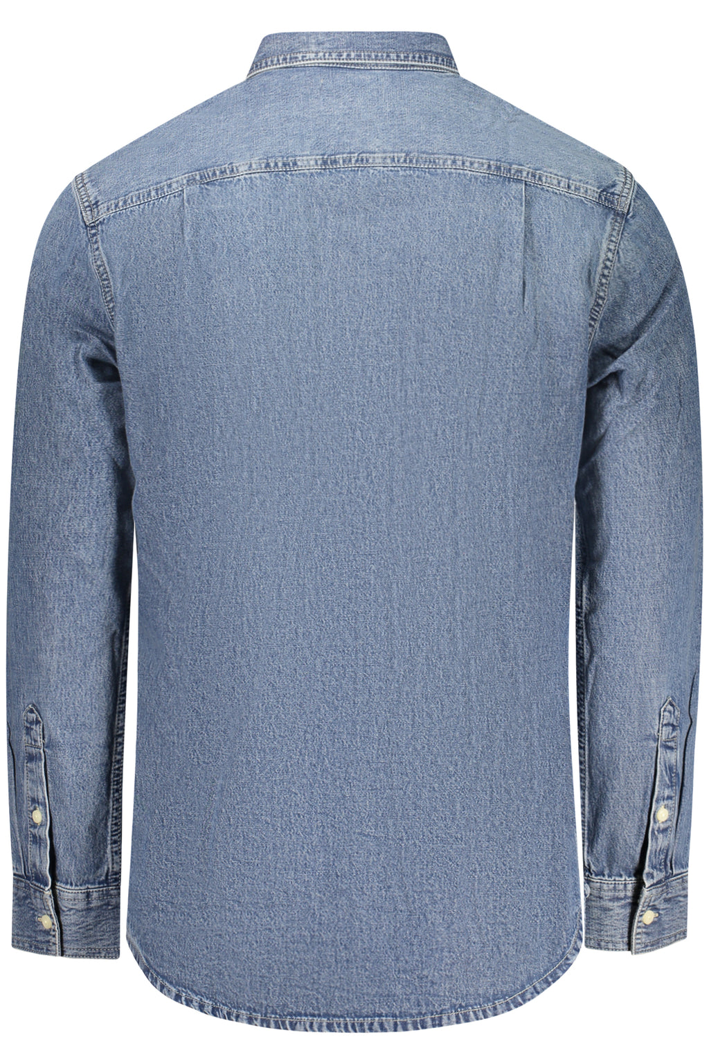 CALVIN KLEIN MEN'S LONG-SLEEVED SHIRT BLUE