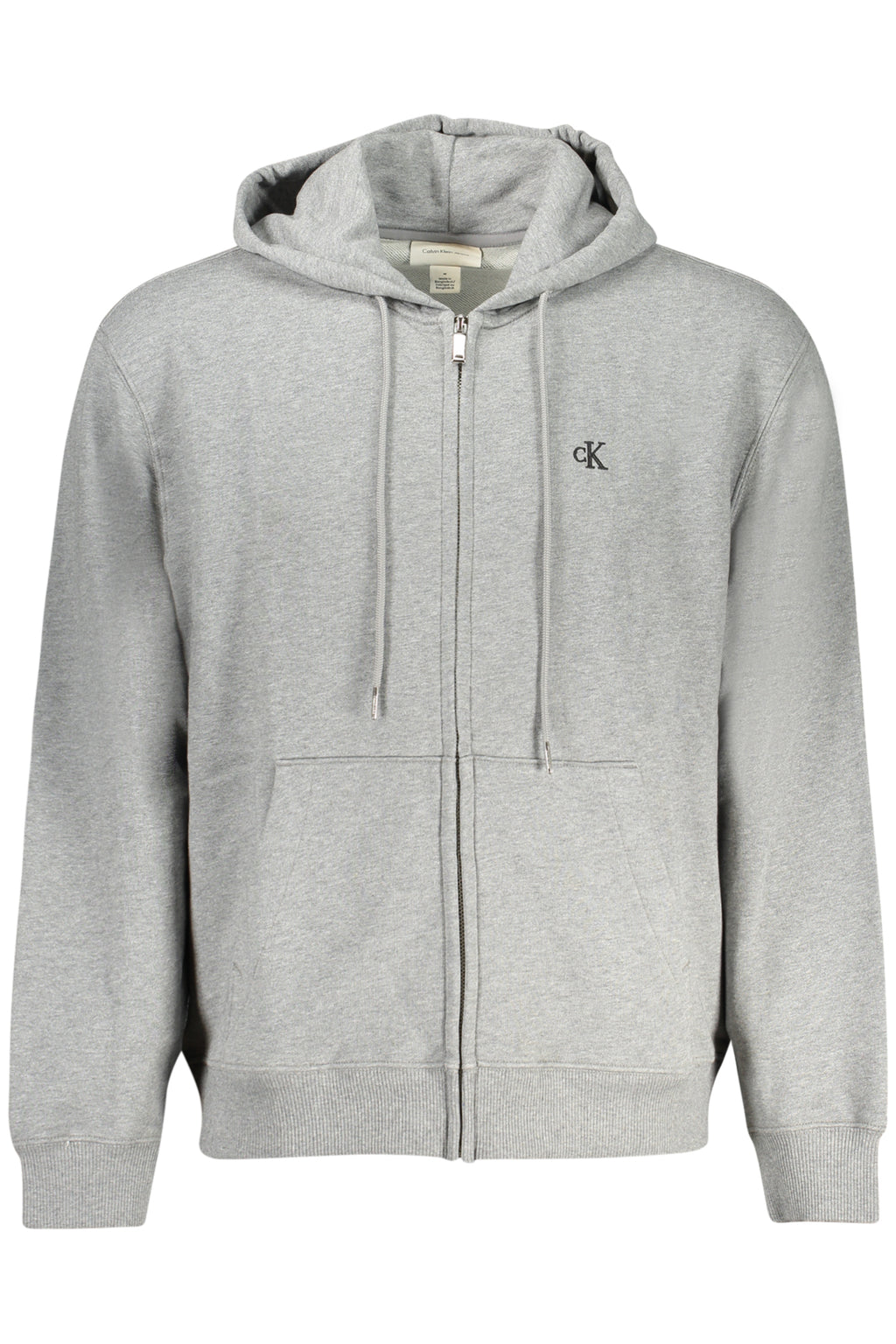 CALVIN KLEIN MEN'S ZIPPED SWEATSHIRT GREY