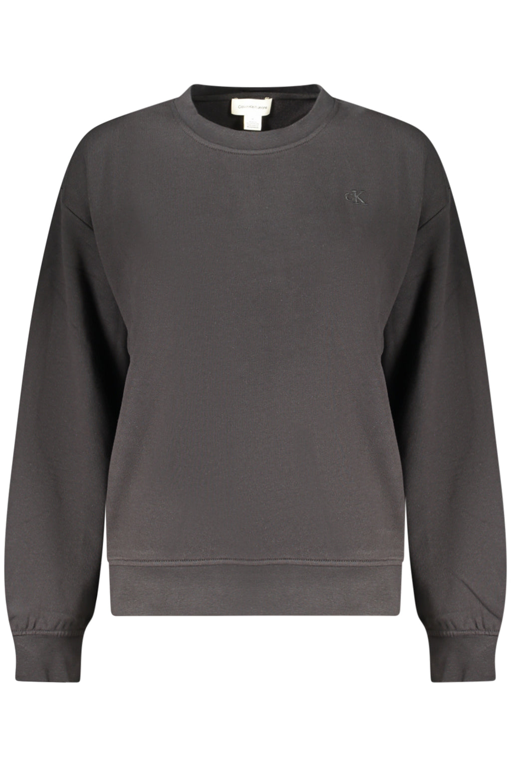 CALVIN KLEIN WOMEN'S BLACK ZIP-UP SWEATSHIRT
