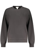 CALVIN KLEIN WOMEN'S BLACK ZIP-UP SWEATSHIRT