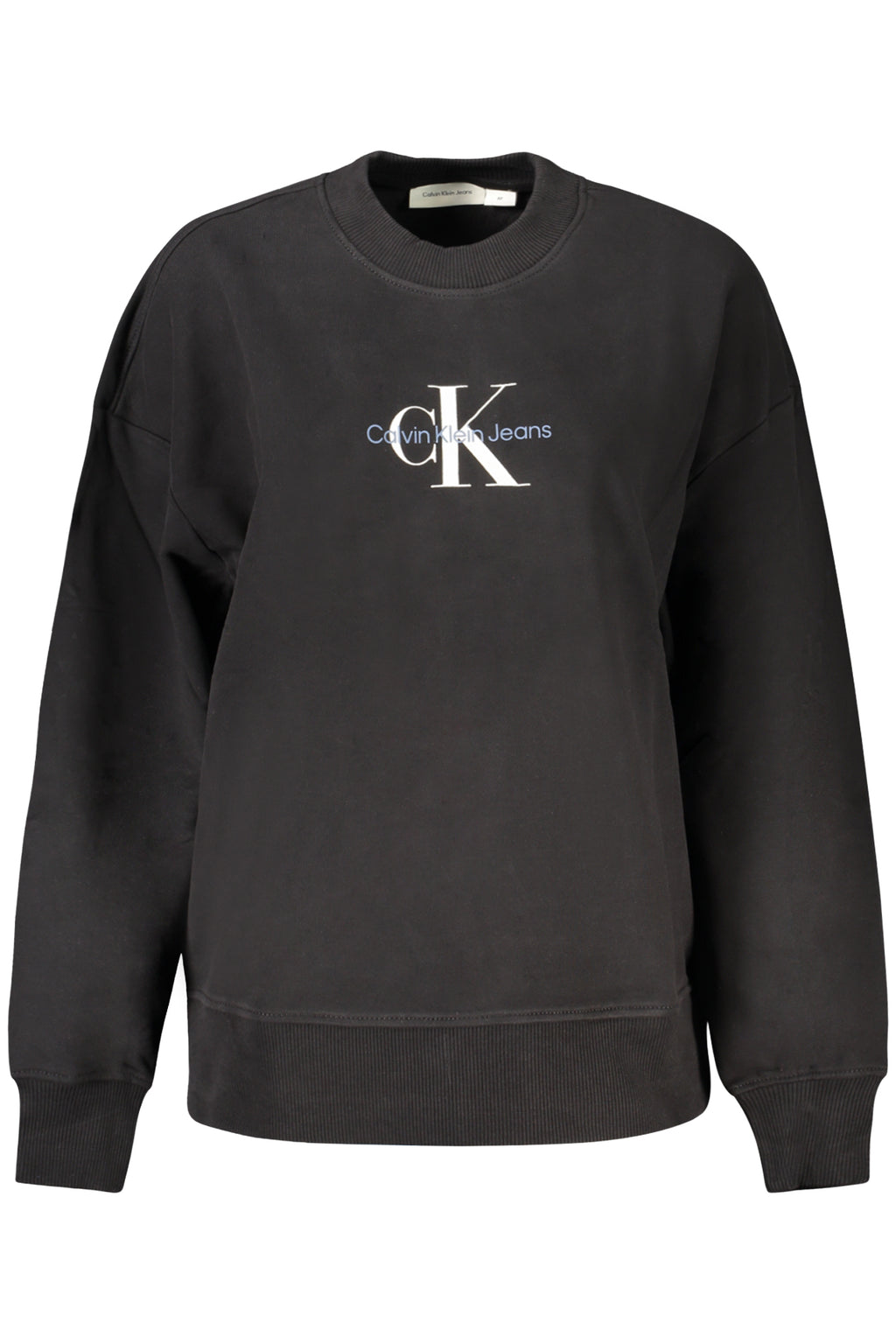 CALVIN KLEIN SWEATSHIRT WITHOUT ZIP WOMEN BLACK