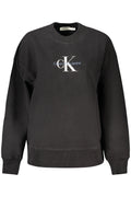 CALVIN KLEIN SWEATSHIRT WITHOUT ZIP WOMEN BLACK