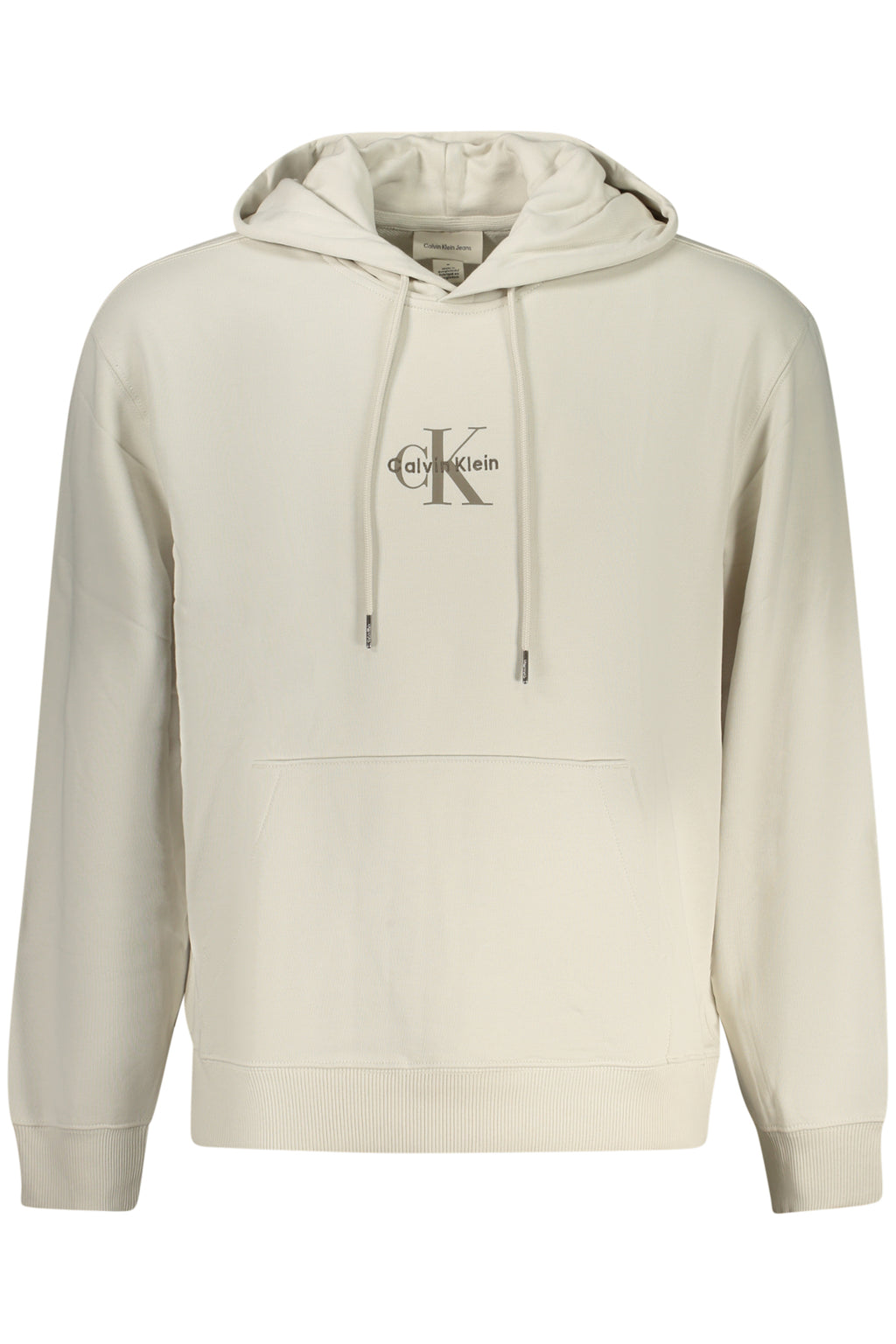 CALVIN KLEIN MEN'S ZIP-UP SWEATSHIRT BEIGE