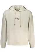 CALVIN KLEIN MEN'S ZIP-UP SWEATSHIRT BEIGE
