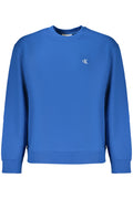 CALVIN KLEIN MEN'S BLUE ZIP-UP SWEATSHIRT
