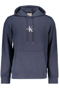 CALVIN KLEIN MEN'S BLUE ZIP-UP SWEATSHIRT