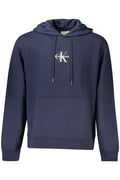 CALVIN KLEIN MEN'S BLUE ZIP-UP SWEATSHIRT