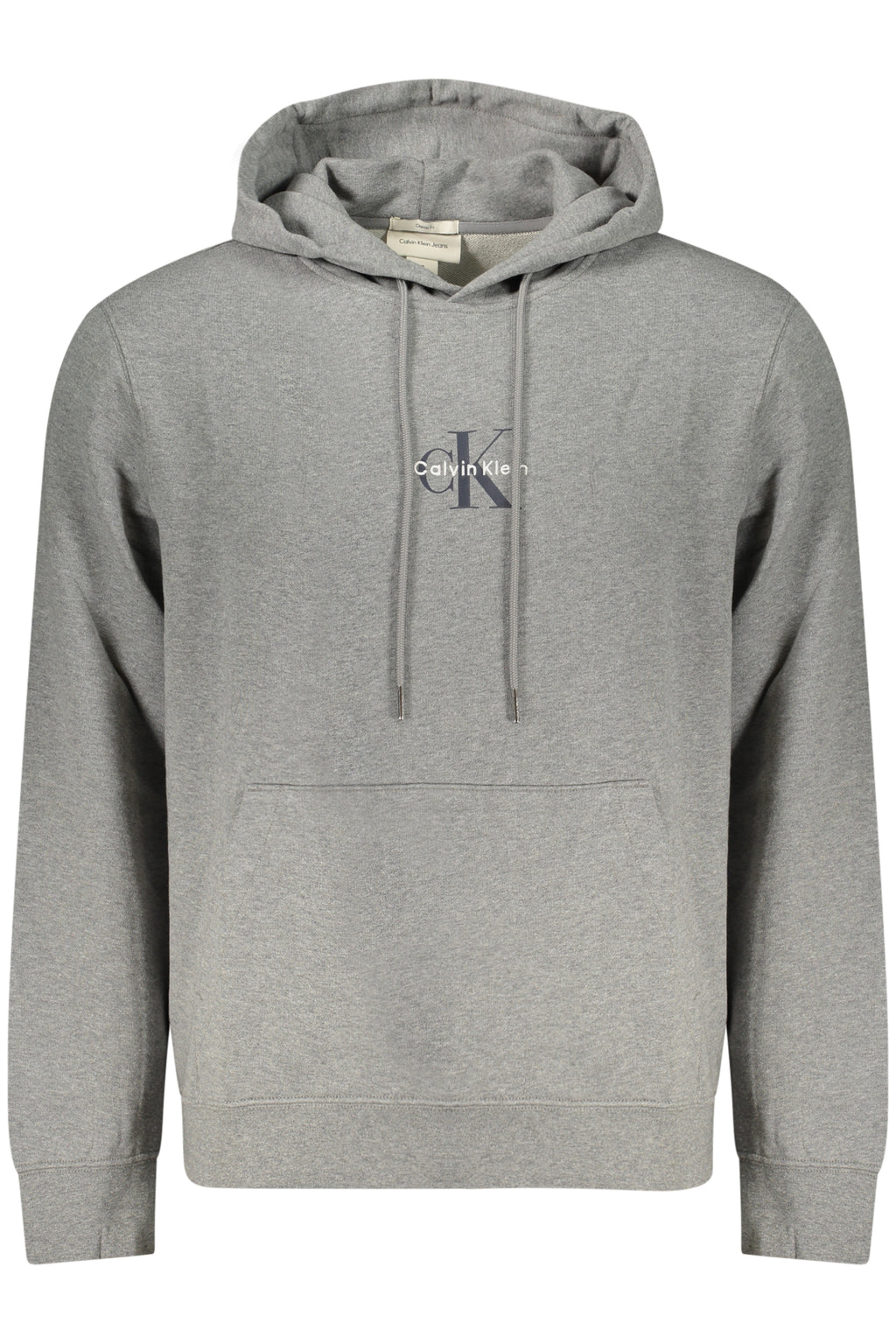 CALVIN KLEIN MEN'S GRAY ZIP-UP SWEATSHIRT