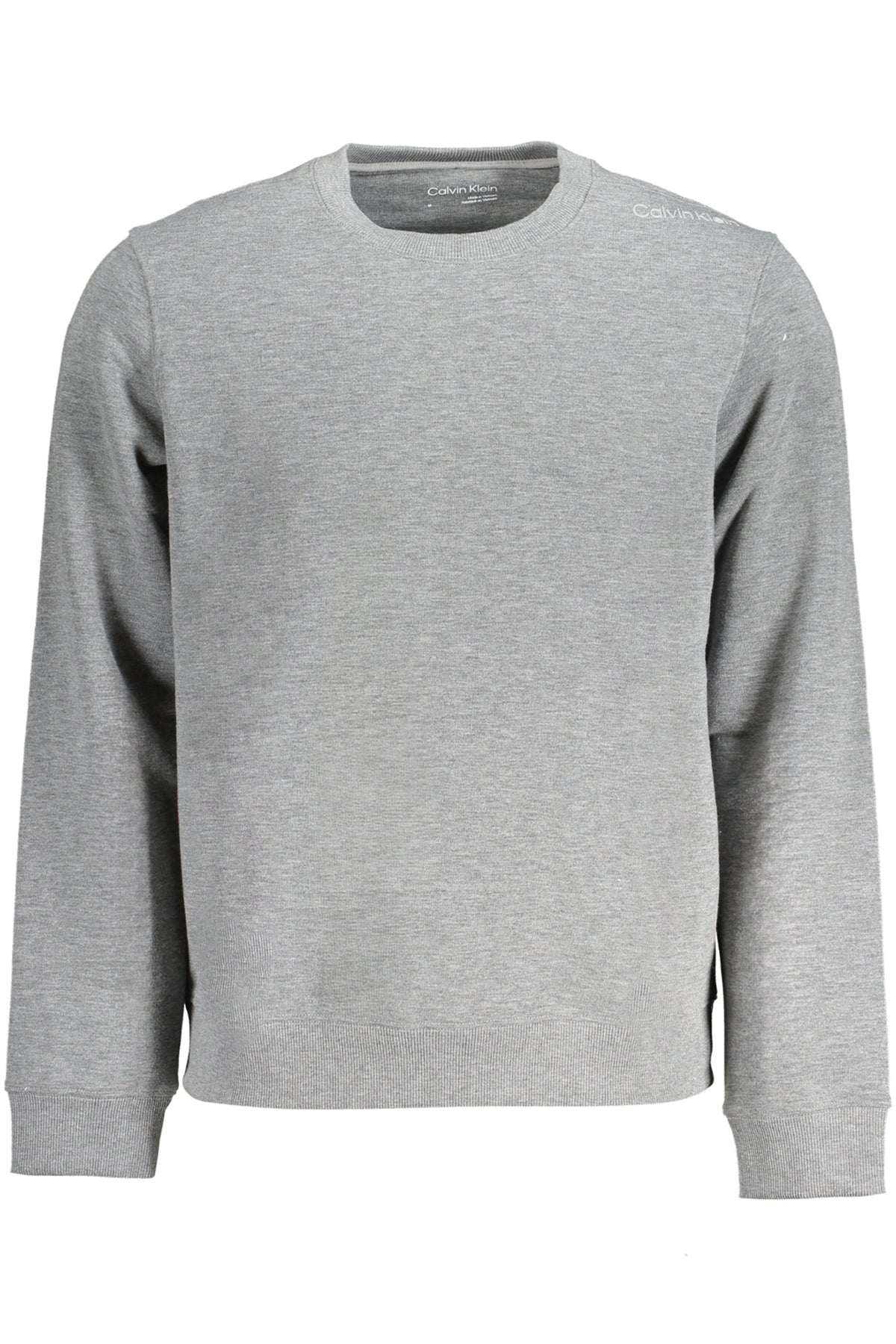 CALVIN KLEIN MEN'S ZIP-UP SWEATSHIRT GREY