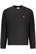 CALVIN KLEIN MEN'S BLACK ZIP-UP SWEATSHIRT