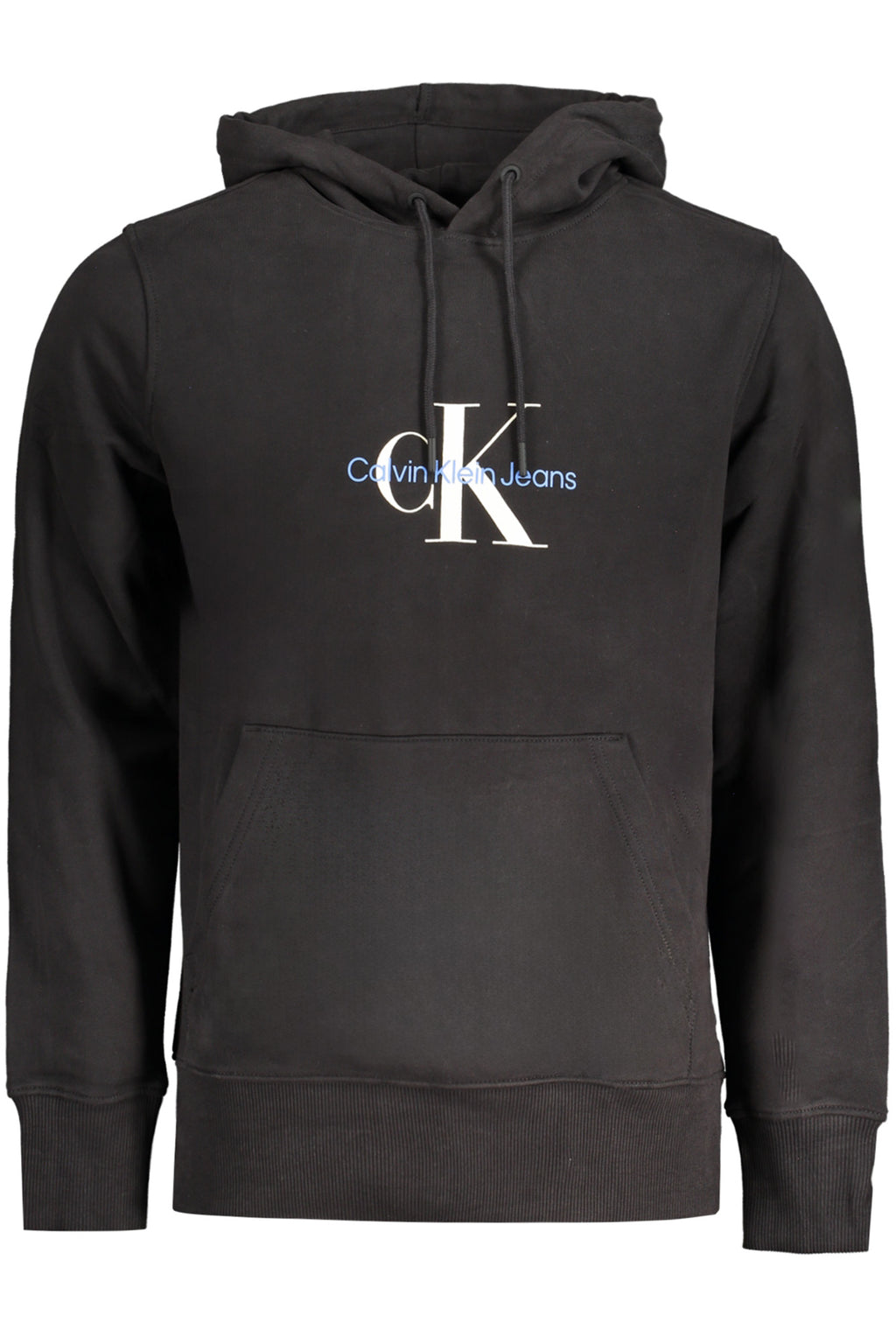CALVIN KLEIN MEN'S BLACK ZIP-UP SWEATSHIRT