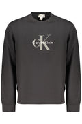 CALVIN KLEIN MEN'S BLACK ZIP-UP SWEATSHIRT