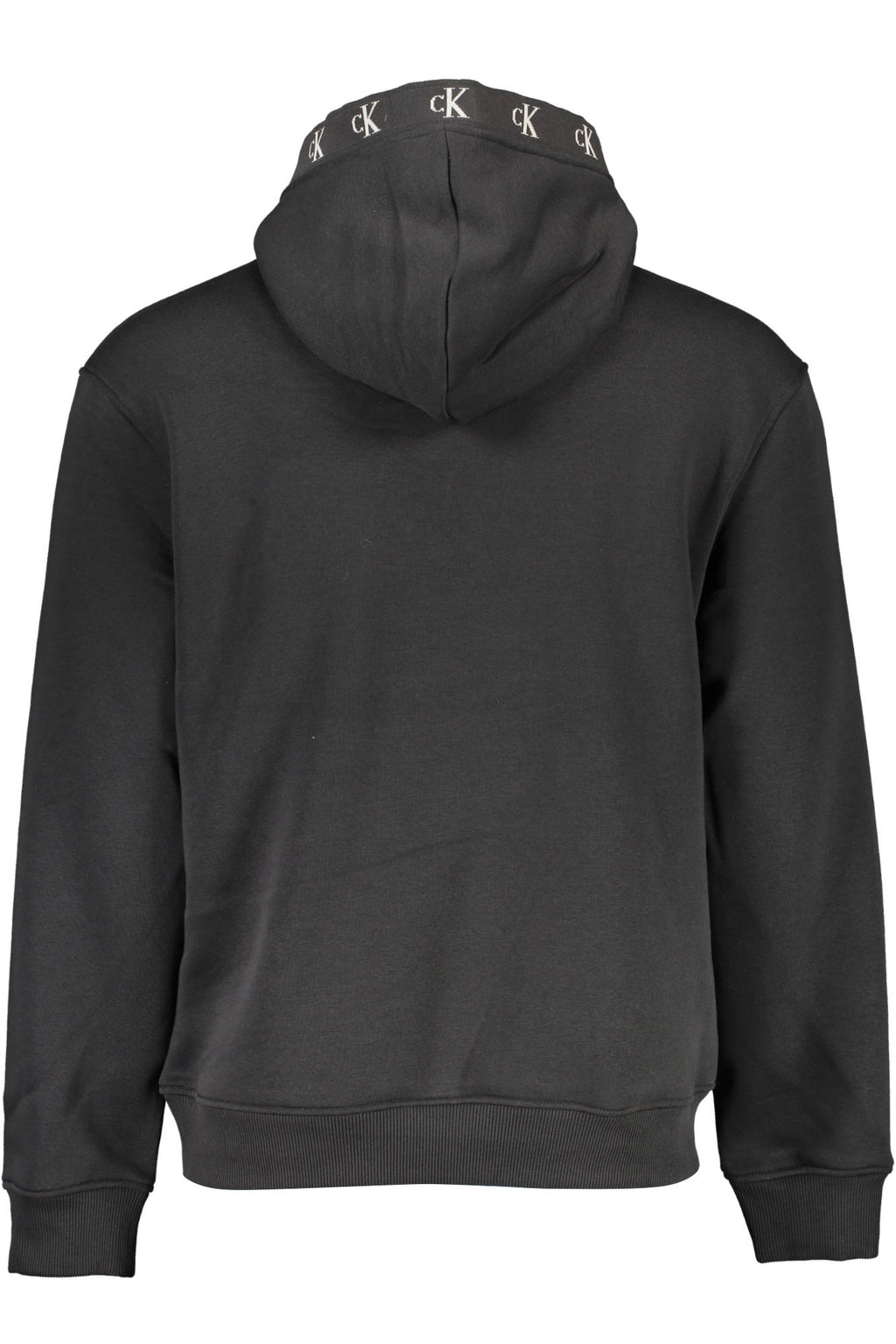 CALVIN KLEIN MEN'S BLACK ZIP-UP SWEATSHIRT