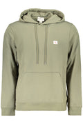 CALVIN KLEIN MEN'S ZIP-UP SWEATSHIRT GREEN