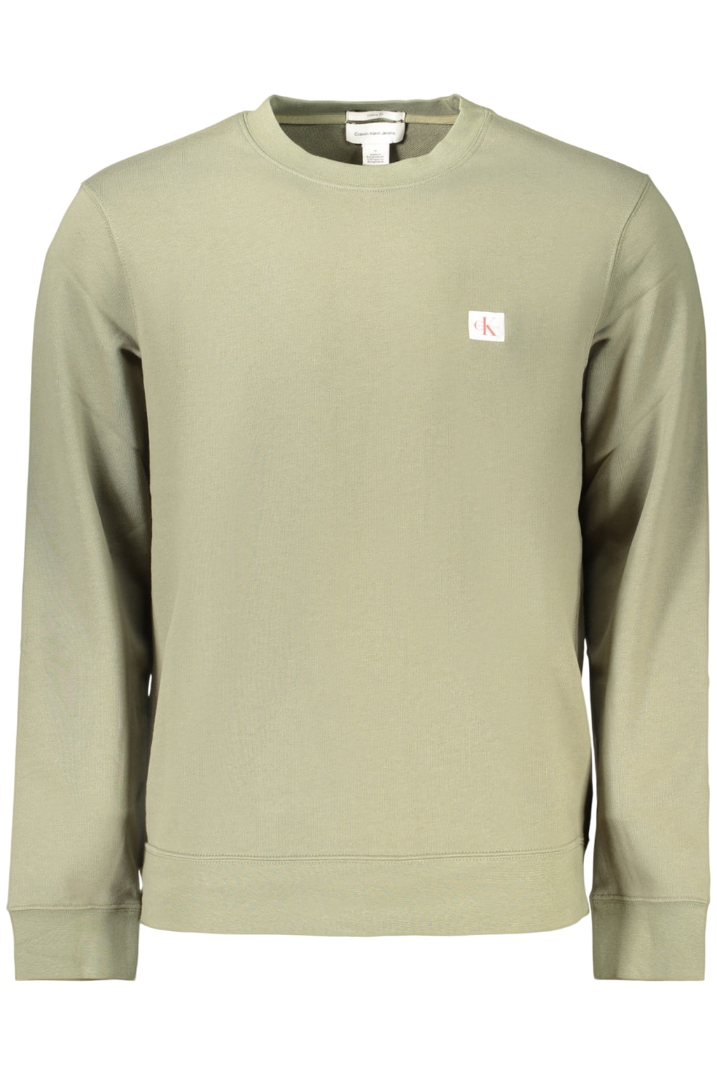 CALVIN KLEIN MEN'S ZIP-UP SWEATSHIRT GREEN