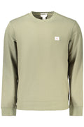 CALVIN KLEIN MEN'S ZIP-UP SWEATSHIRT GREEN