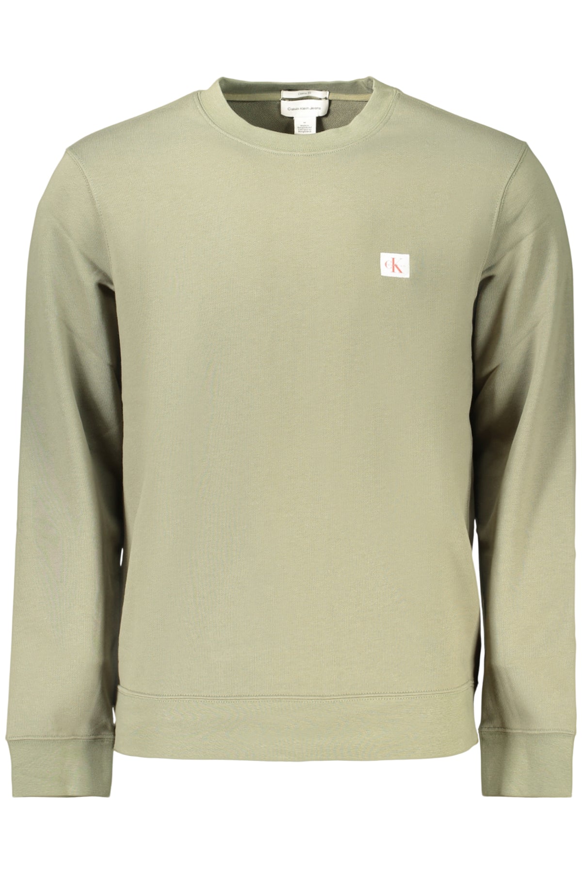CALVIN KLEIN MEN'S ZIP-UP SWEATSHIRT GREEN