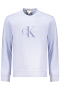 CALVIN KLEIN MEN'S PURPLE ZIP-UP SWEATSHIRT